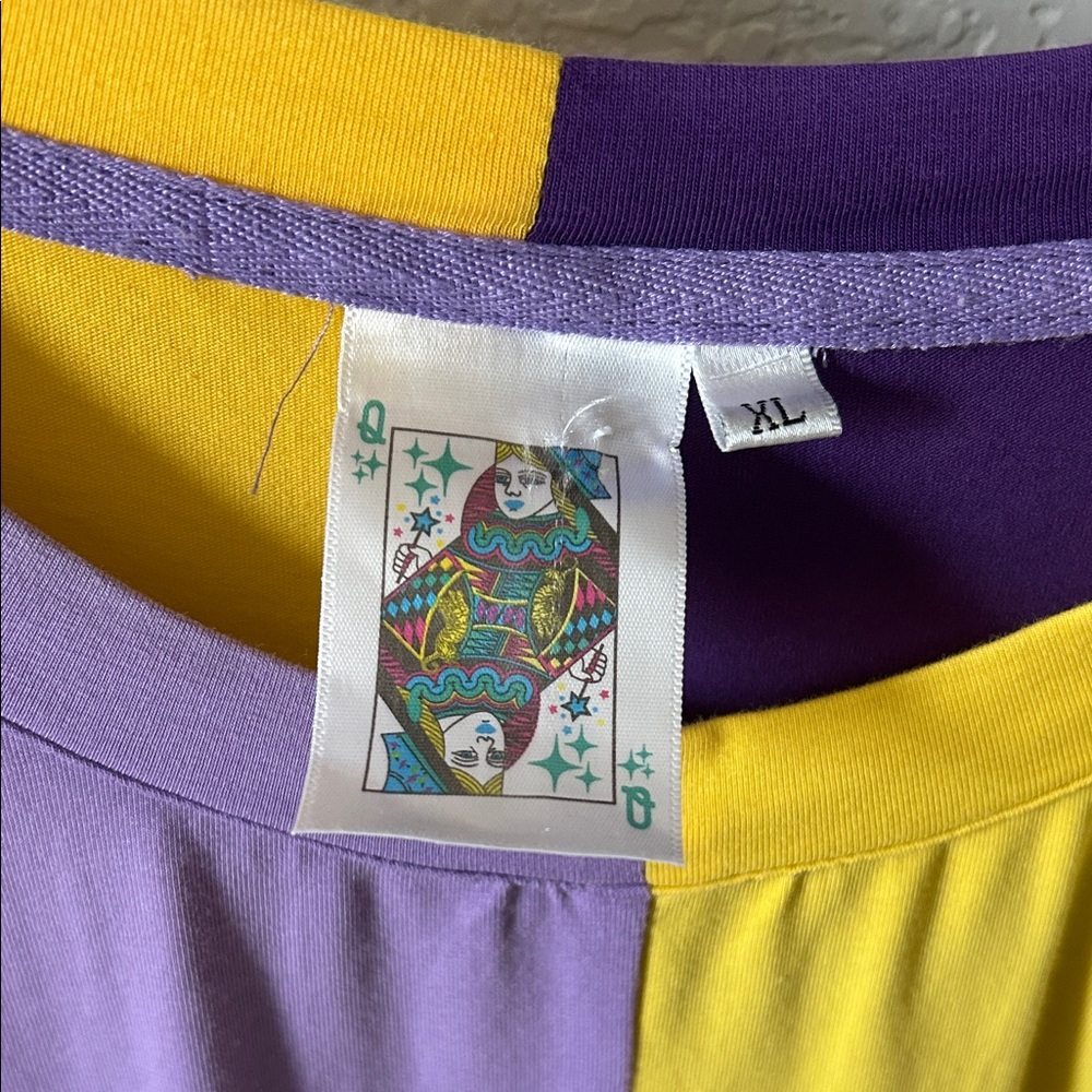 Queen of Sparkle Yellow & Purple Colorblock - Picture 2 of 5